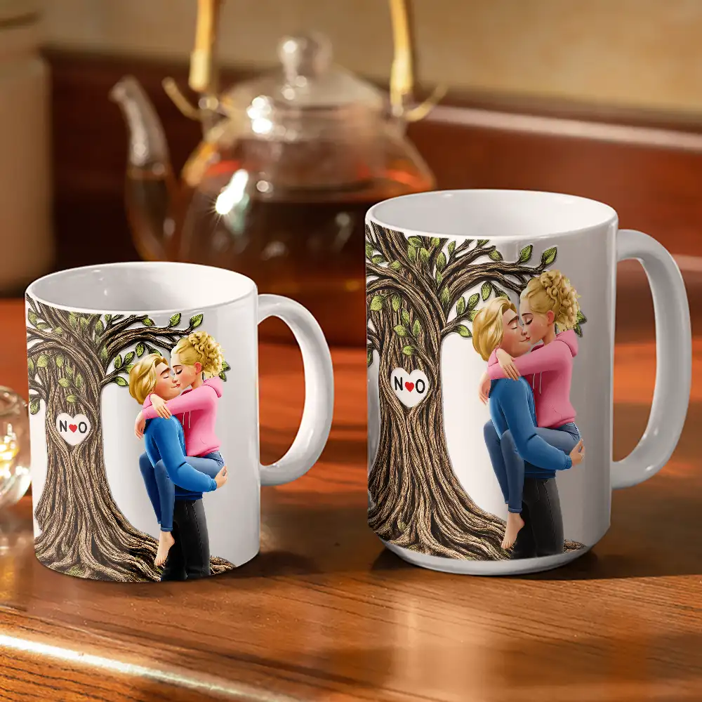 If I Have My Life To Life - Personalized White Edge-to-Edge Mug - Image 3