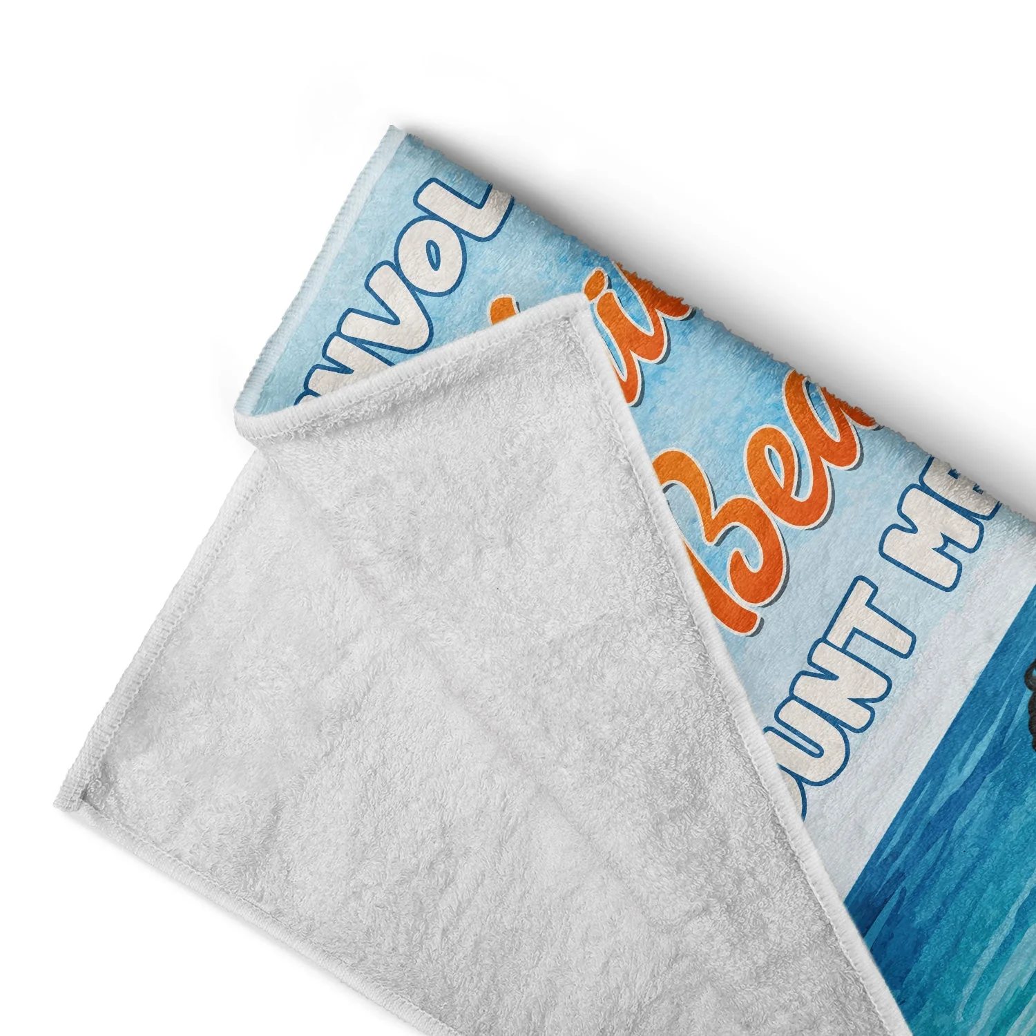 If It Involves Sunshine And Beaches Count Me In - Personalized Custom Beach Towel - Image 4
