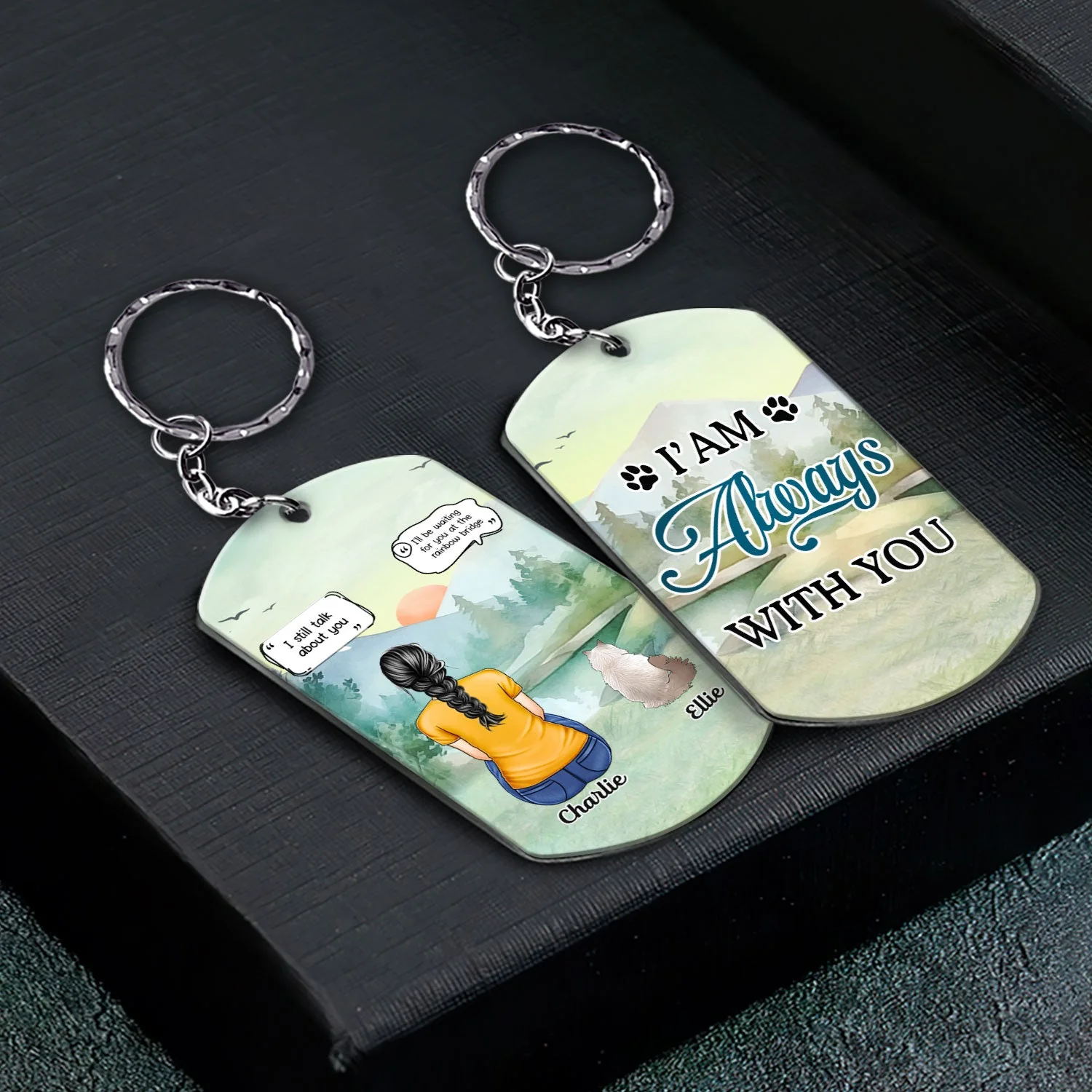 If Love Could Have Saved You - Memorial Gift For Pet Lovers, Dog Mom, Dog Dad, Cat Mom, Cat Dad - Personalized Aluminum Keychain - Image 2