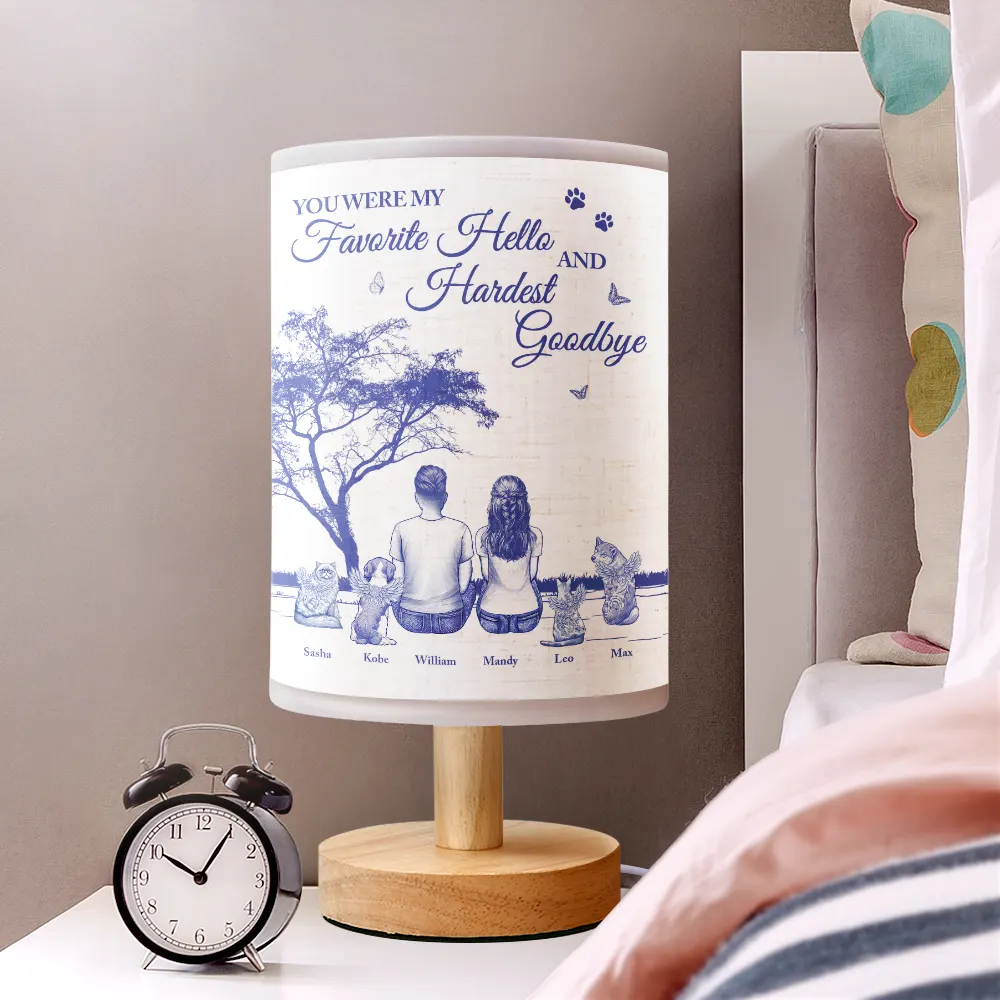If Love Could Have Saved You - Personalized Fabric Lamp - Image 2