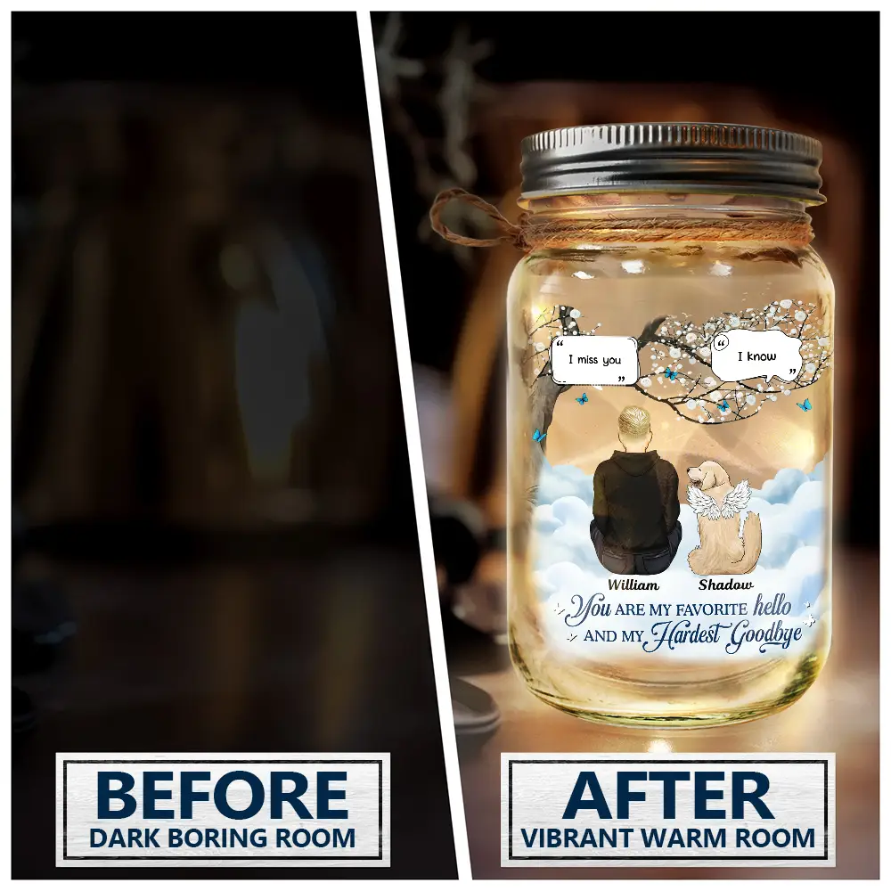 If Love Could Have Saved You, You Would Have Lived Forever - Personalized Mason Jar Light - Image 4