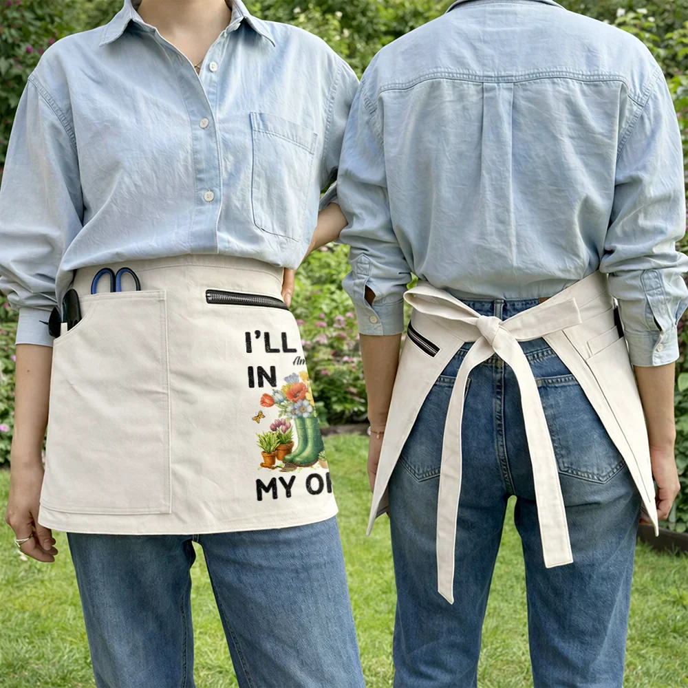I'll Be In My Office - Personalized Gardening Apron - Image 2
