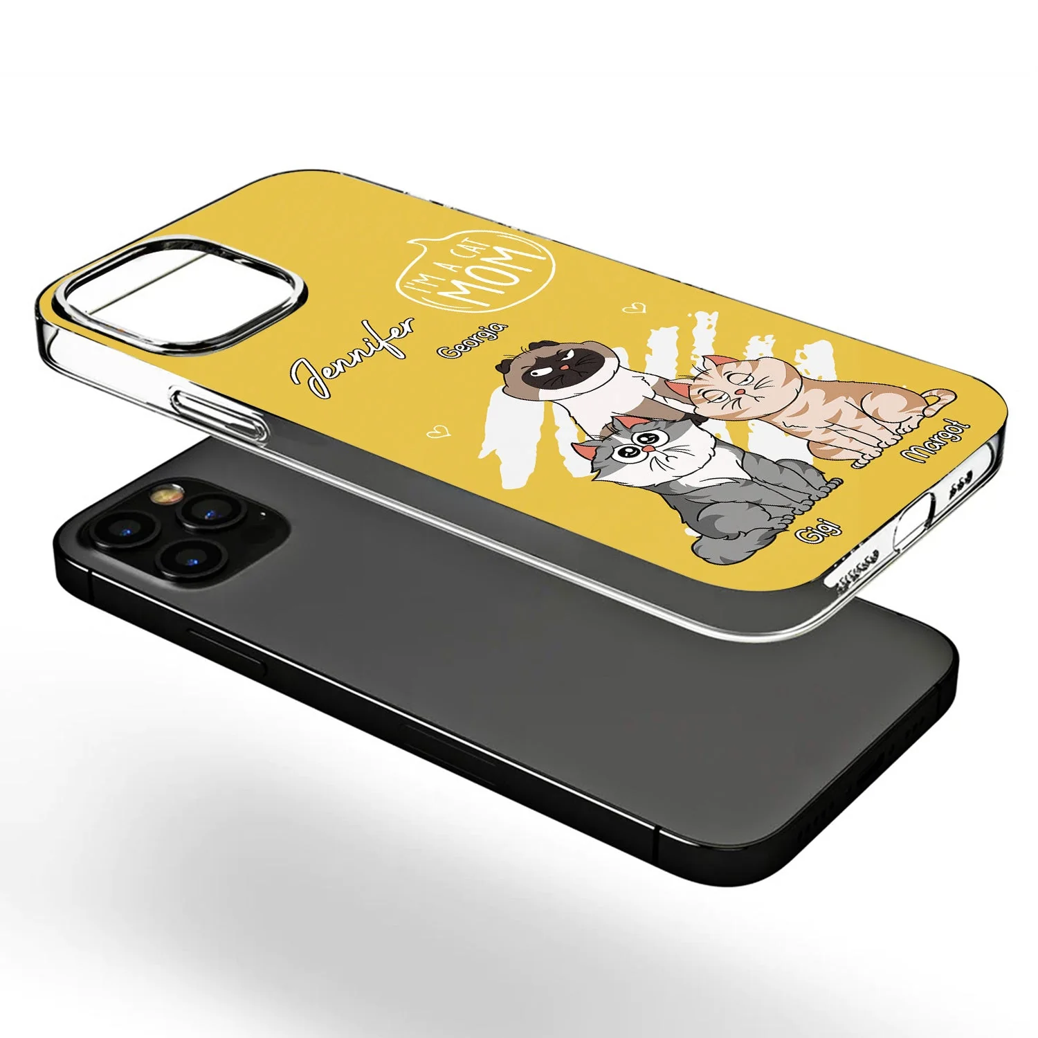 I'm A Cat Person - Gift For Cat Lovers, Cat Mom, Cat Dad - Personalized Clear Phone Case - Image 3