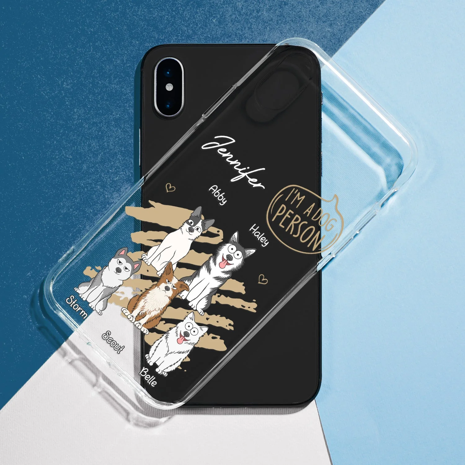 I'm A Dog Person - Gift For Dog Mom, Dog Dad, Dog Lovers - Personalized Clear Phone Case - Image 5