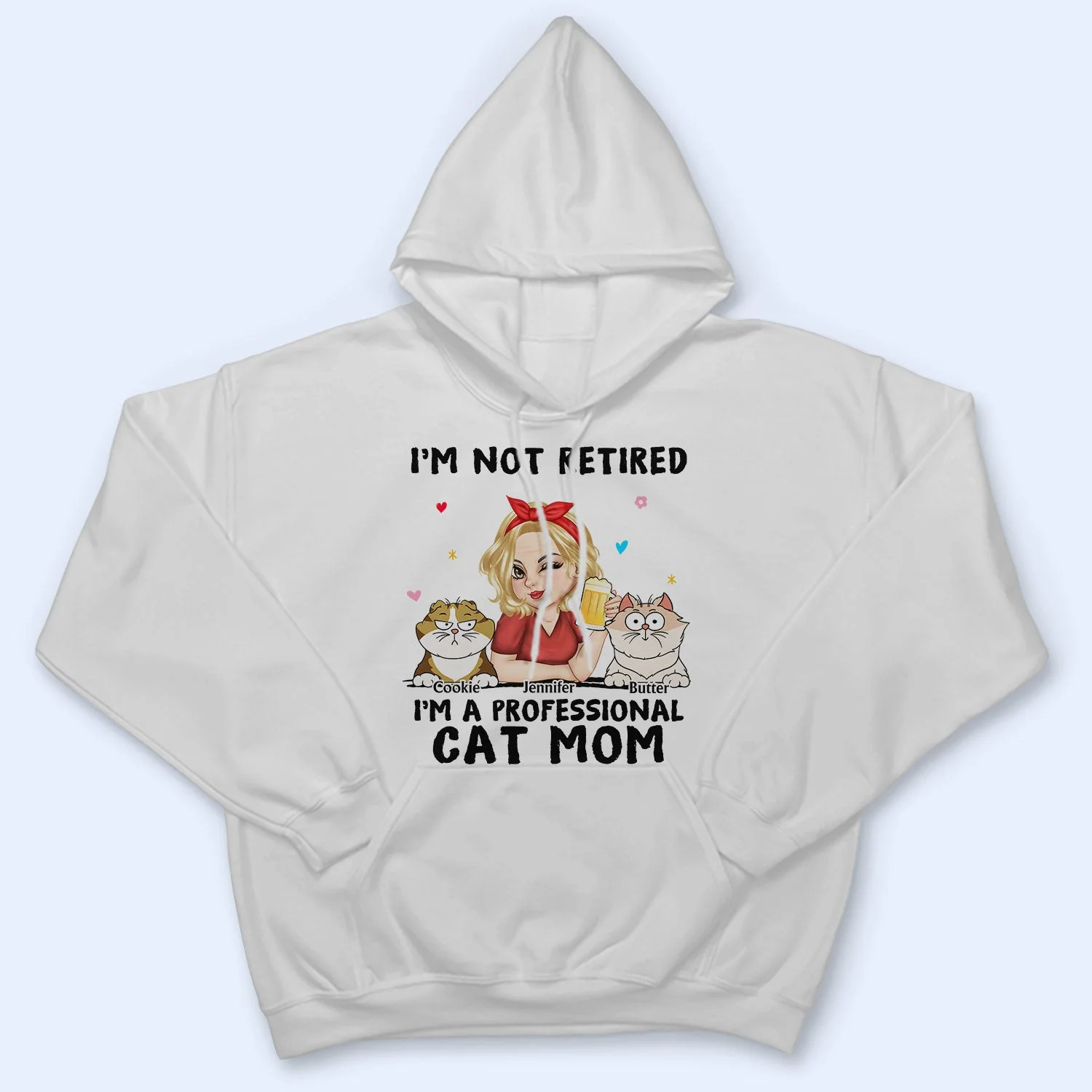 I'm A Professional Cat Mom - Gift For Cat Lovers, Fur Mom - Personalized T Shirt - Image 4