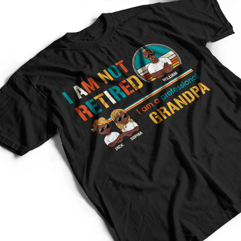 I'm A Professional Grandpa - Personalized Custom T Shirt - Image 3
