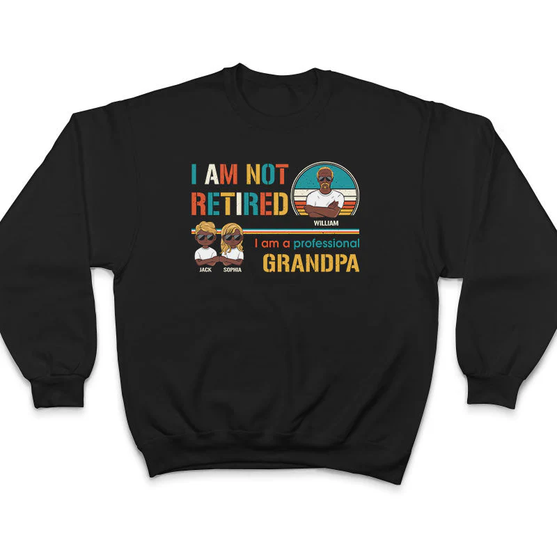 I'm A Professional Grandpa - Personalized Custom T Shirt - Image 5