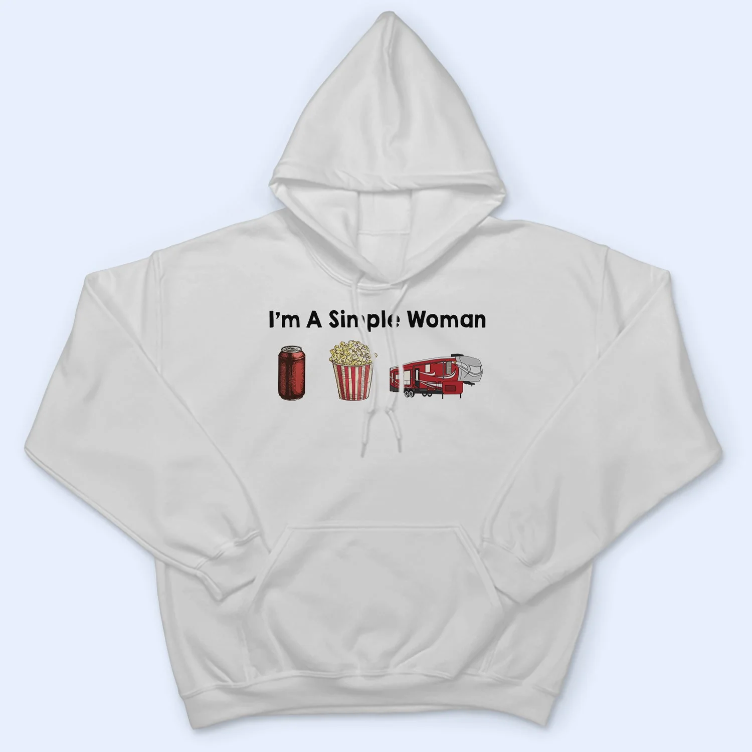 I'm A Simple Woman Campers - Gift For Camping Lovers - Personalized T Shirt - Image 4
