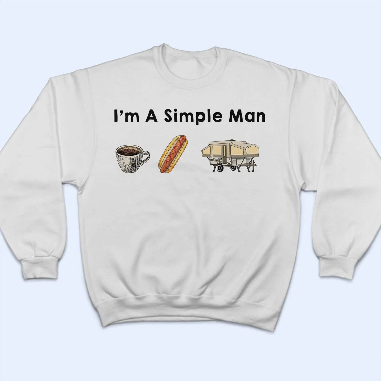 I'm A Simple Woman Campers - Gift For Camping Lovers - Personalized T Shirt - Image 5