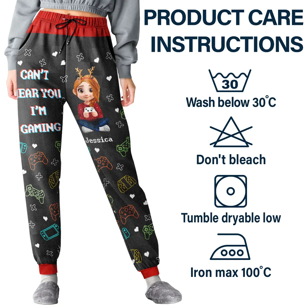 I'm Gaming Do Not Disturb - Personalized Pajama Pants - Image 5
