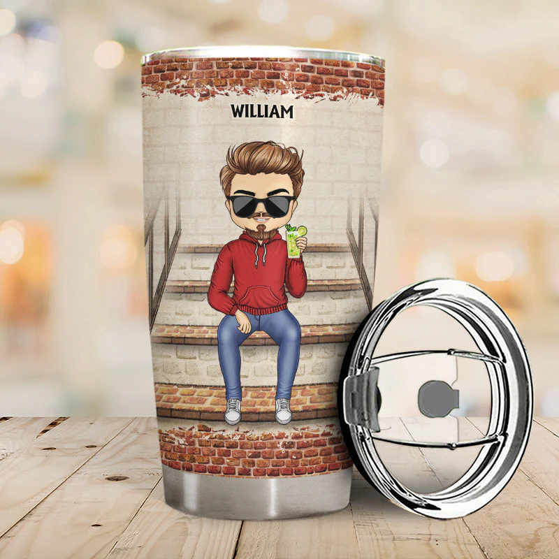 I'm Not Sugar And Spice And Everything Nice I'm Sage And Hood - Funny Gift For Men & Women - Personalized Custom Tumbler - Image 2