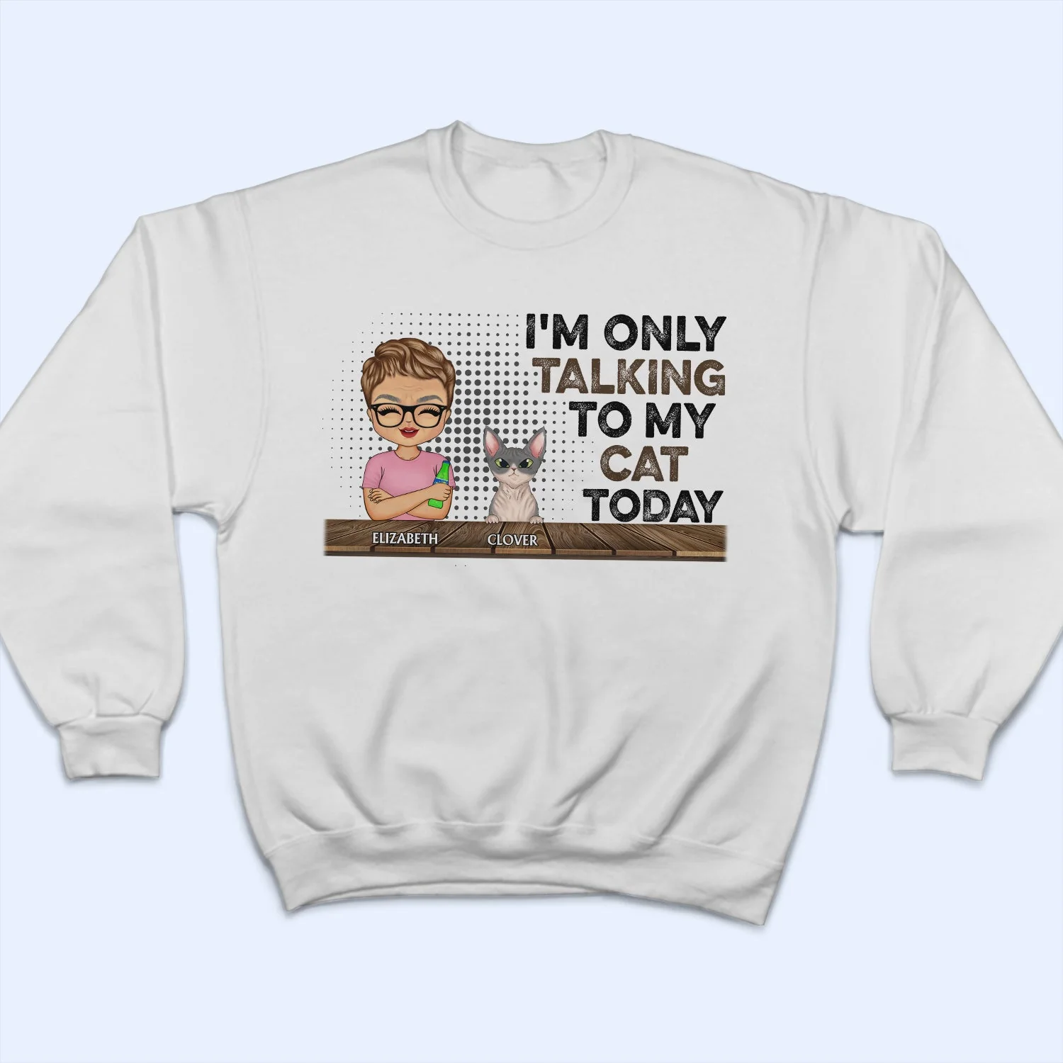 I'm Only Talking To My Dogs Today Chibi - Funny, Birthday Gift For Dog Mom, Dog, Dad, Dog Lovers, Cat Mom, Cat Dad, Cat Lovers, Pet Owners - Personalized Custom T Shirt - Image 5