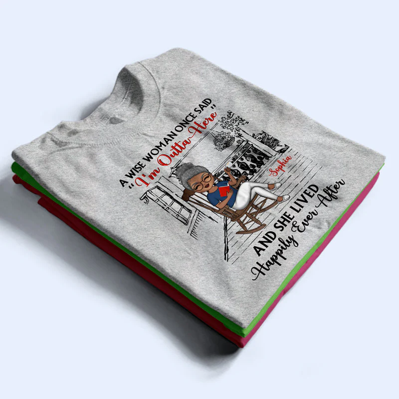 I'm Outta Here - Retirement Gift - Personalized Custom Hoodie - Image 2