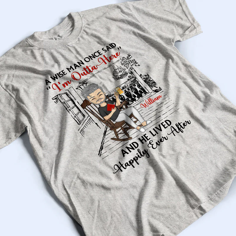 I'm Outta Here - Retirement Gift - Personalized Custom Hoodie - Image 3
