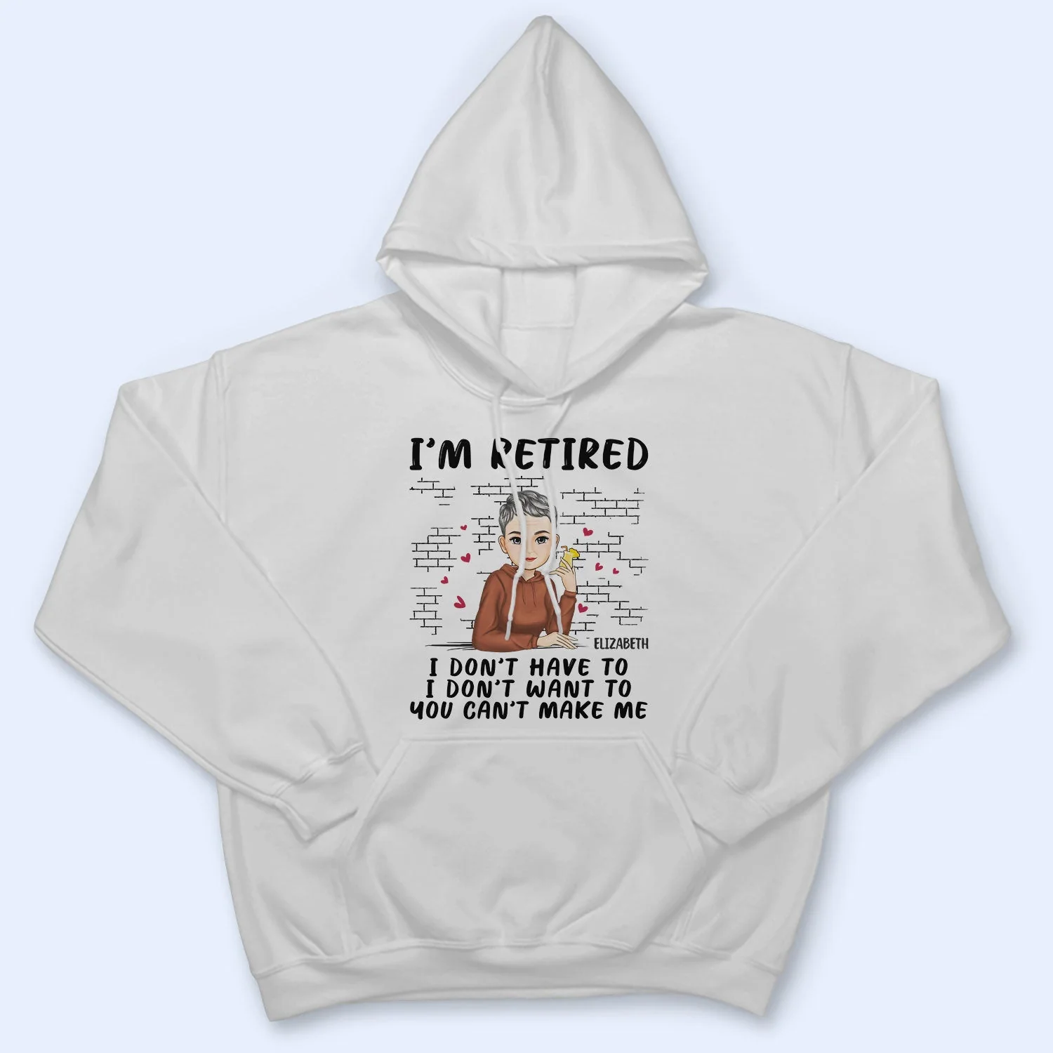 I'm Retired - Gift For Retiree, Retirement Gift - Personalized T Shirt - Image 4