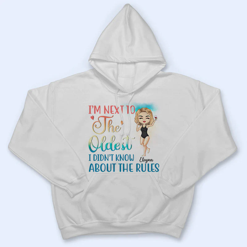 I'm The Rules Sisters Brothers Summer Beach Vibe - Family Bestie Gift - Personalized Custom T Shirt - Image 4