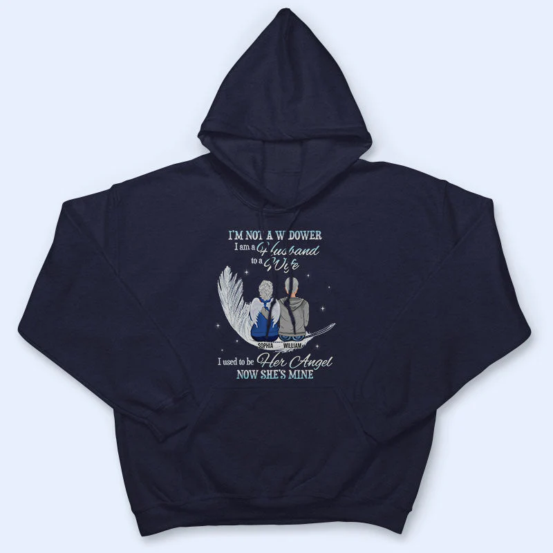 I'm Used To Be His Angel - Gift For Widow, Widower - Personalized Custom T Shirt - Image 4