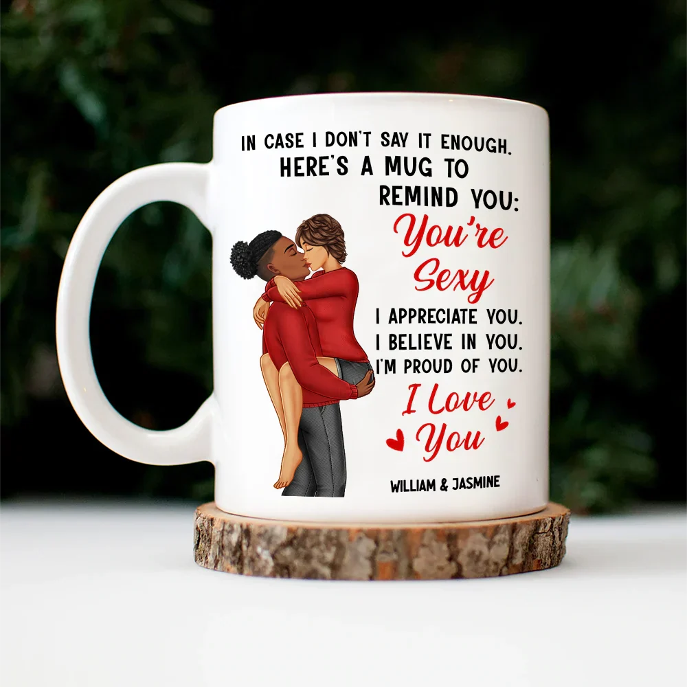 In Case I Don't Say It Enough Couples - Personalized Black Mug - Image 6