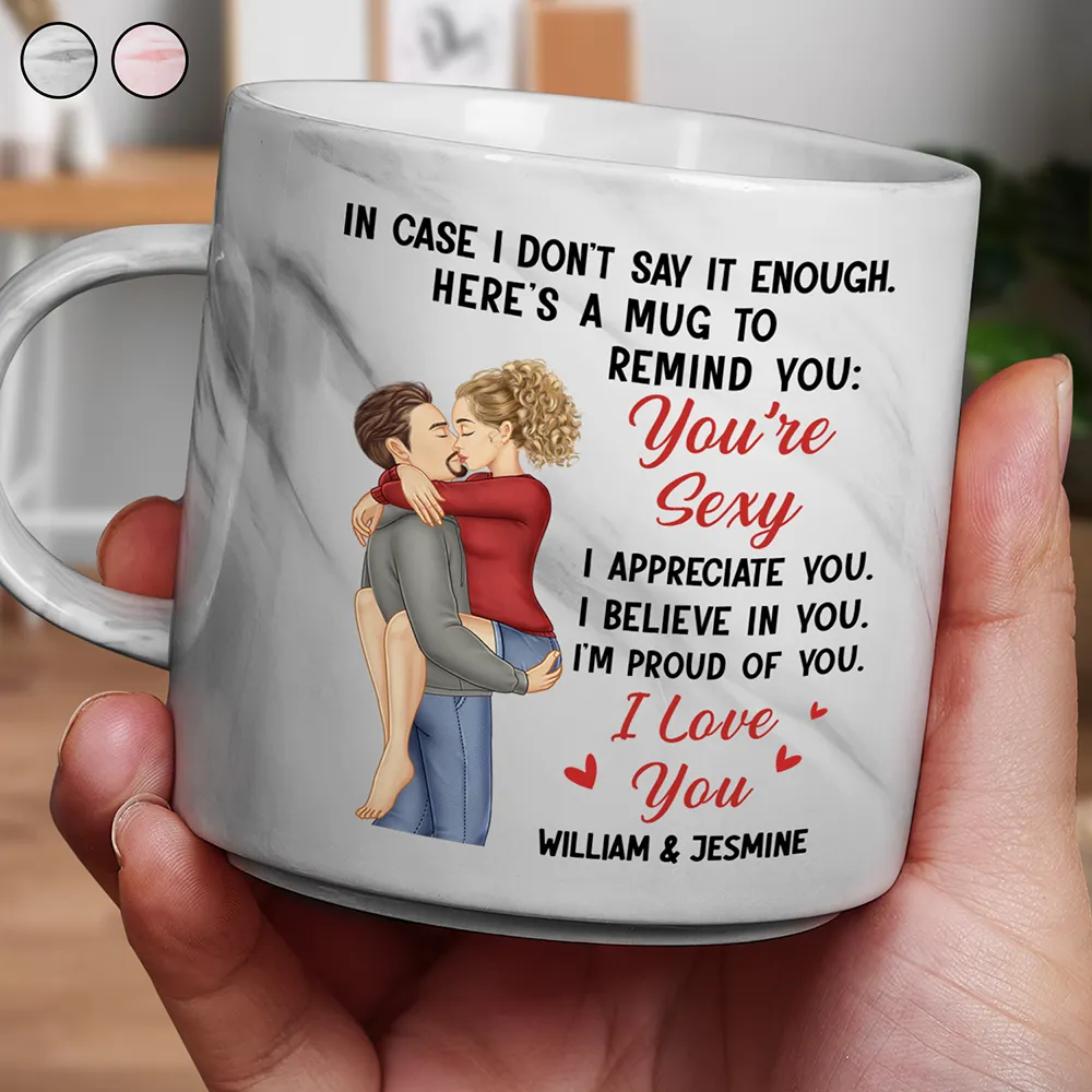 In Case I Don't Say It Enough Couples - Personalized Marble Mug