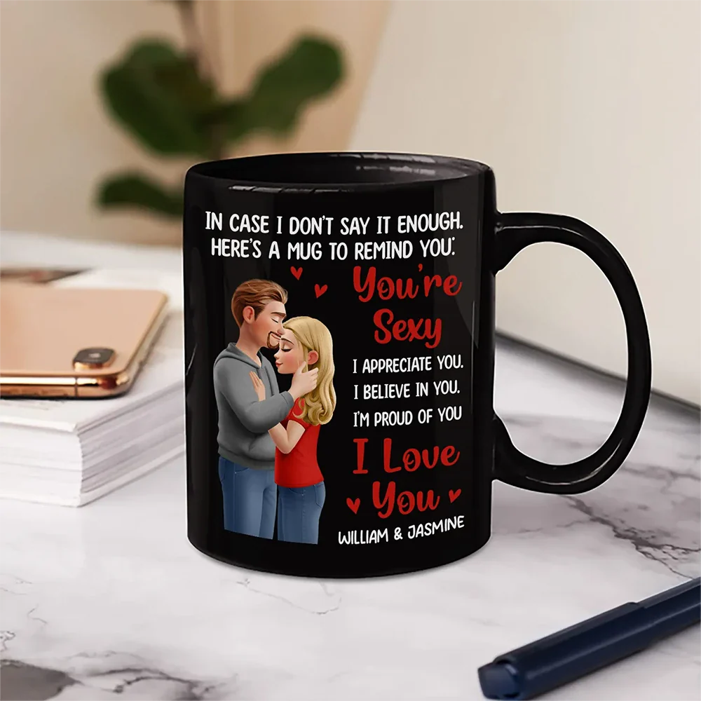 In Case I Don't Say It Enough Forehead Kiss Couple - Personalized Mug - Image 5