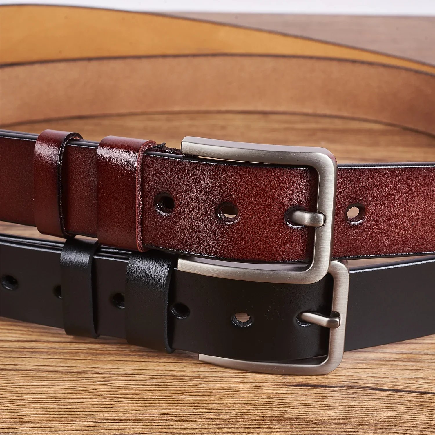 In Case You Need A Little Reminder - Funny Gift For Husband, Boyfriend, Spouse, Fiance, Dad Gift - Personalized Engraved Leather Belt - Image 3
