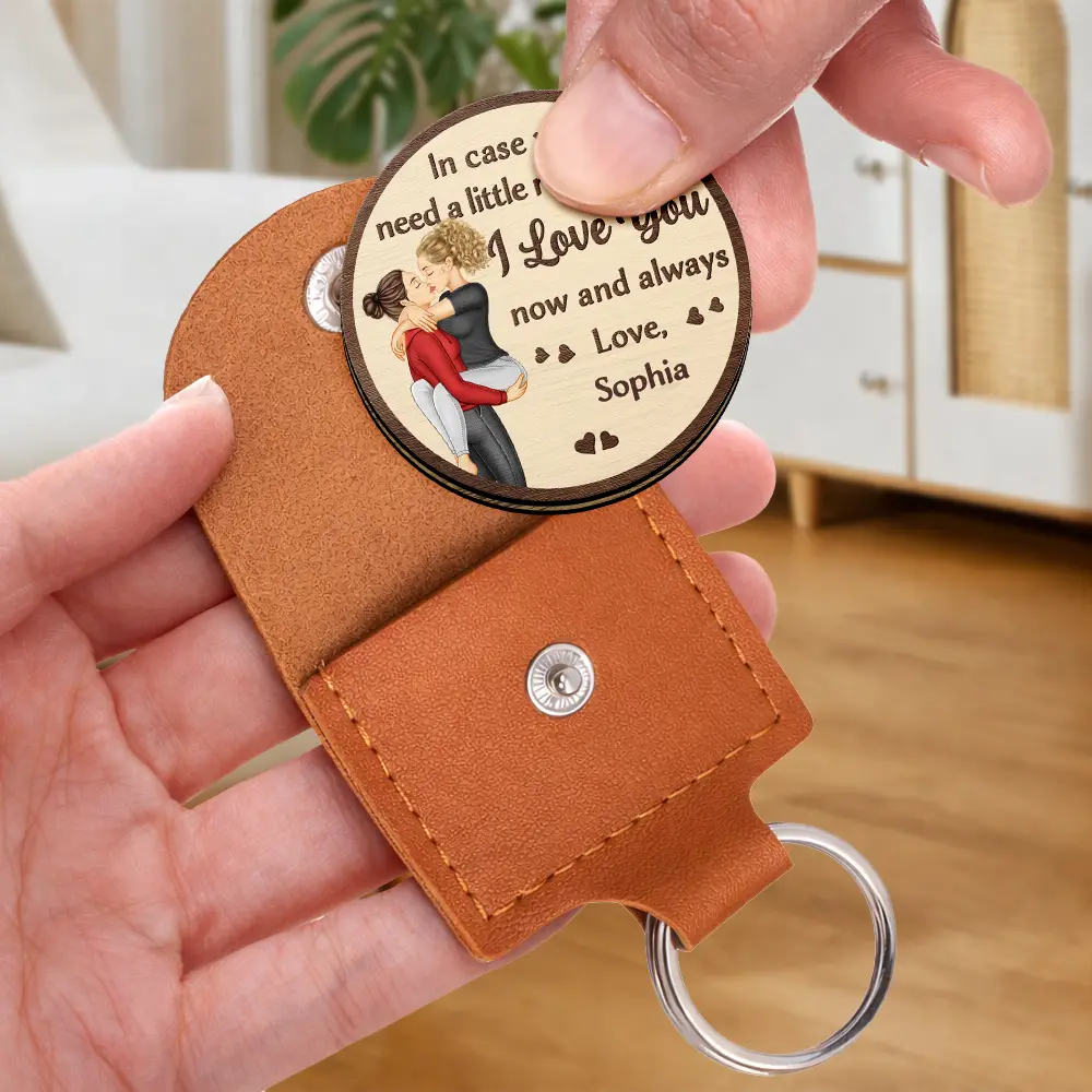 In Case You Need A Little Reminder - Personalized Wooden Pocket Hug - Image 3