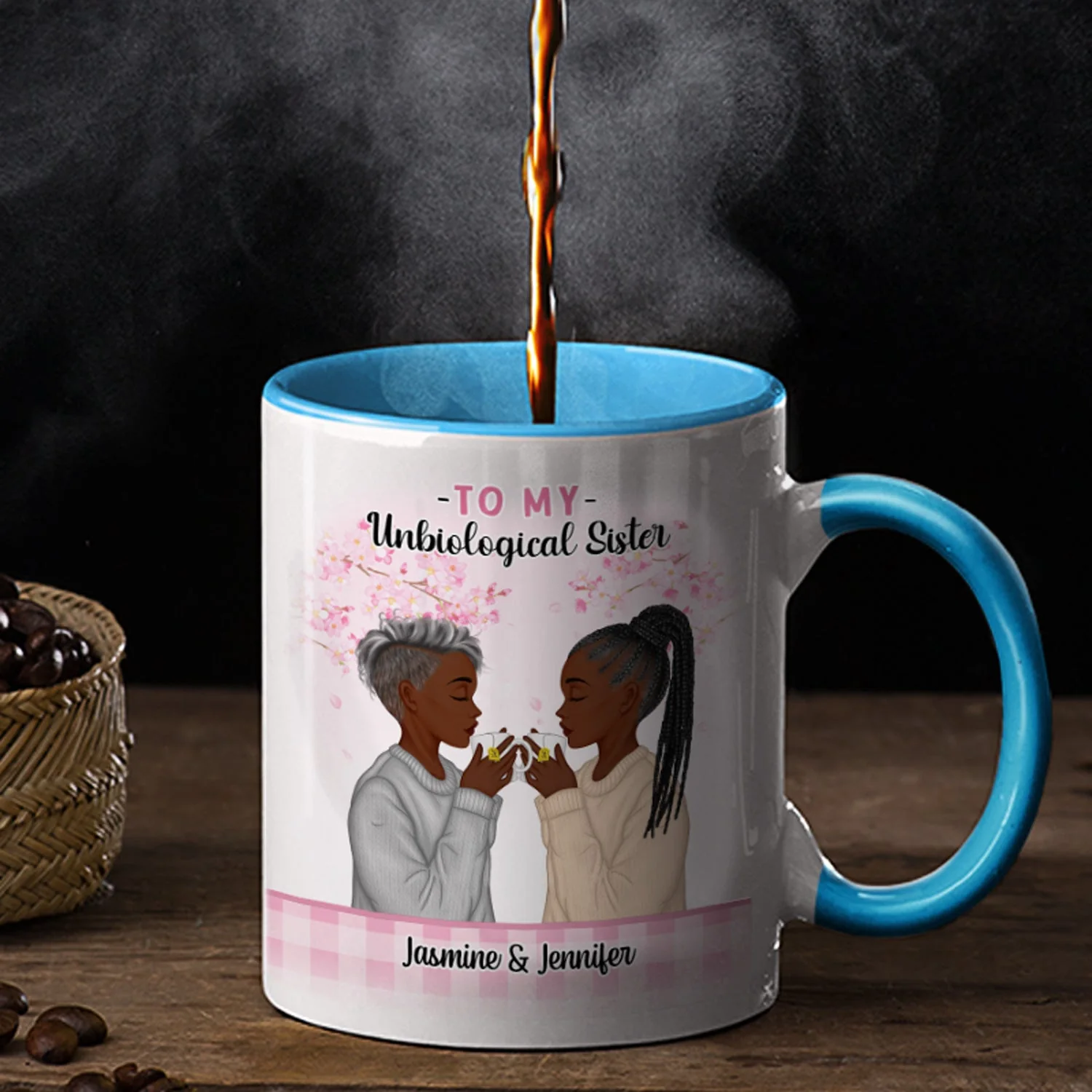 In Every True Friendship - Gift For Bestie - Personalized Custom Accent Mug - Image 2