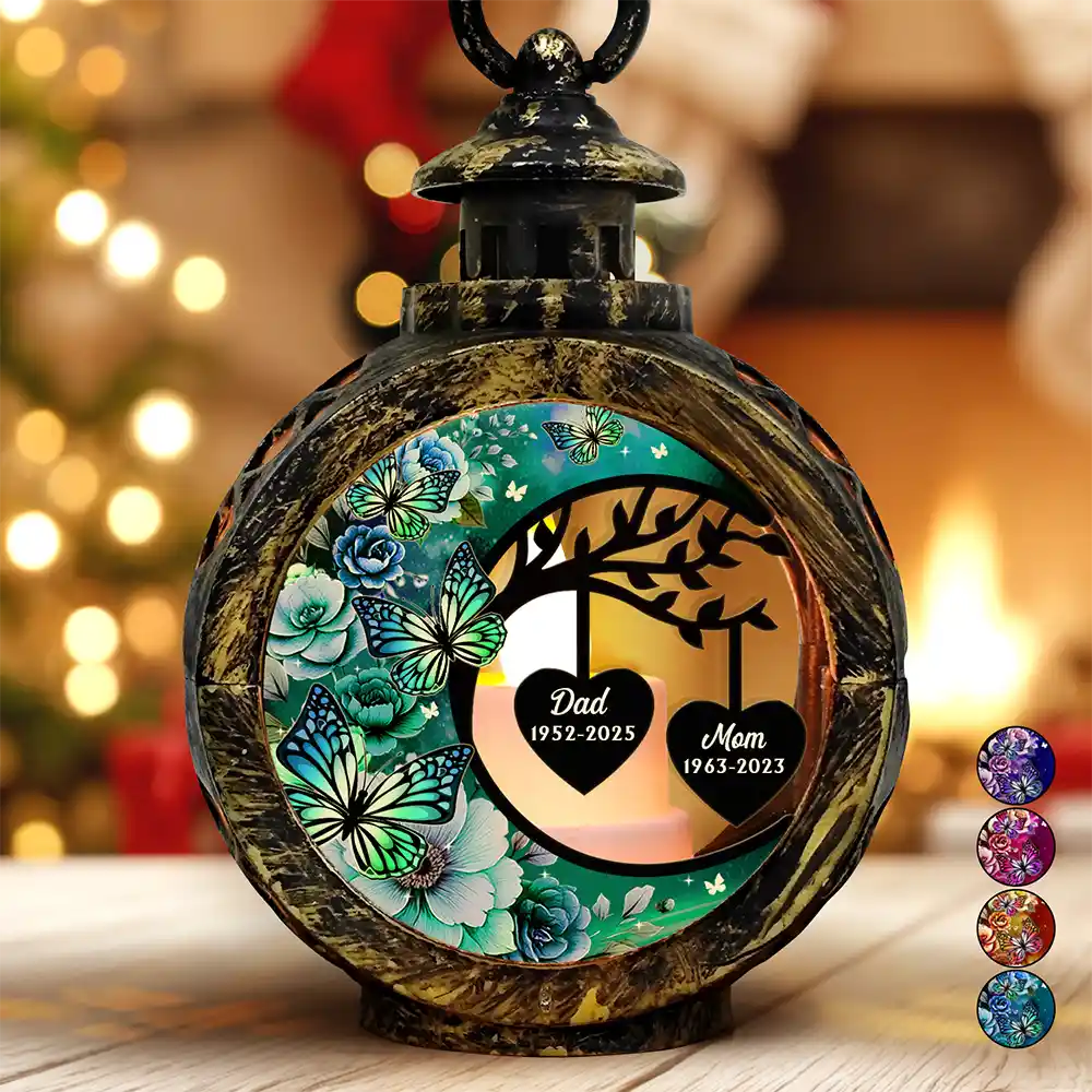 In Loving Memory - Personalized Candlelight Lantern Ornament - Image 2