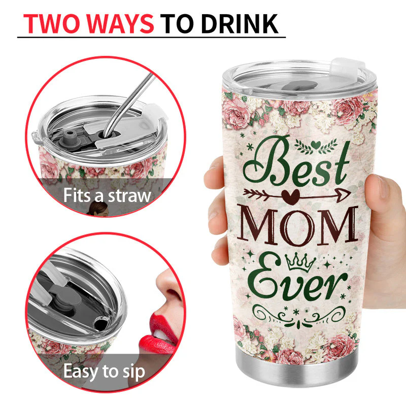 In The Eyes, Heart, And Mind Of Your Child You Are Super Mom - Mother Gift - Personalized Custom Tumbler - Image 4