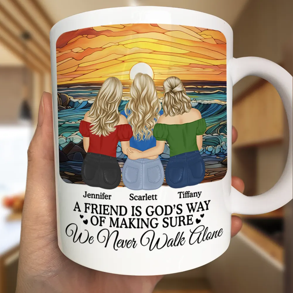 It Takes A Long Time To Grow An Old Friend - Personalized Mug - Image 3