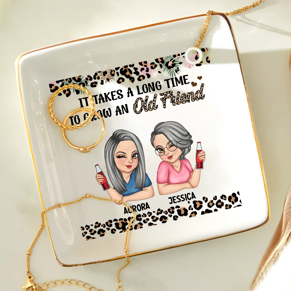 It Takes A Long Time To Grow An Old Friend - Personalized Ring Dish - Image 4