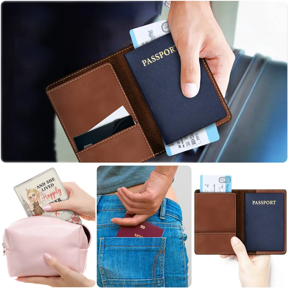It's On My List Travel Lover - Personalized Passport Cover, Passport Holder - Image 5