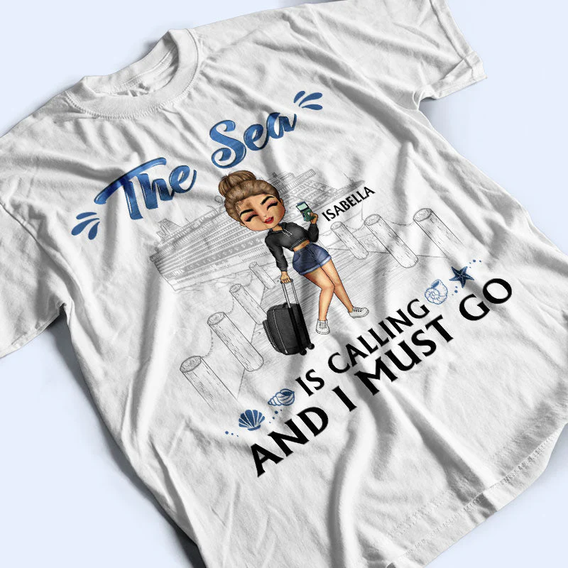 Just A Girl Boy Who Loves Cruising - Gift For Traveling Lovers - Personalized Custom T Shirt - Image 3