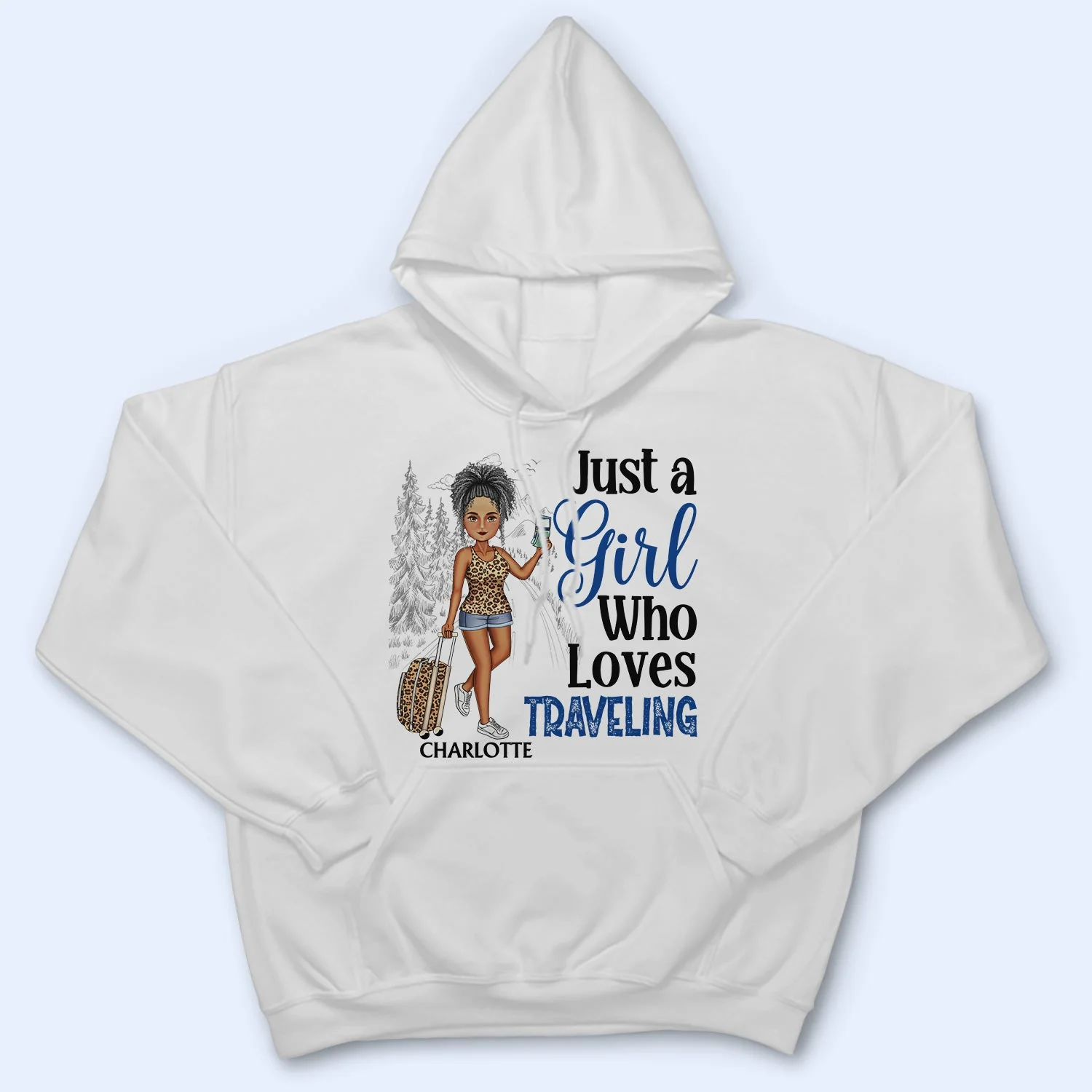 Just A Girl Boy Who Loves Traveling Cruising - Birthday Gift For Him, Her, Kid, Friends, Family, Trippin‘, Vacation Lovers - Personalized Custom T Shirt - Image 4