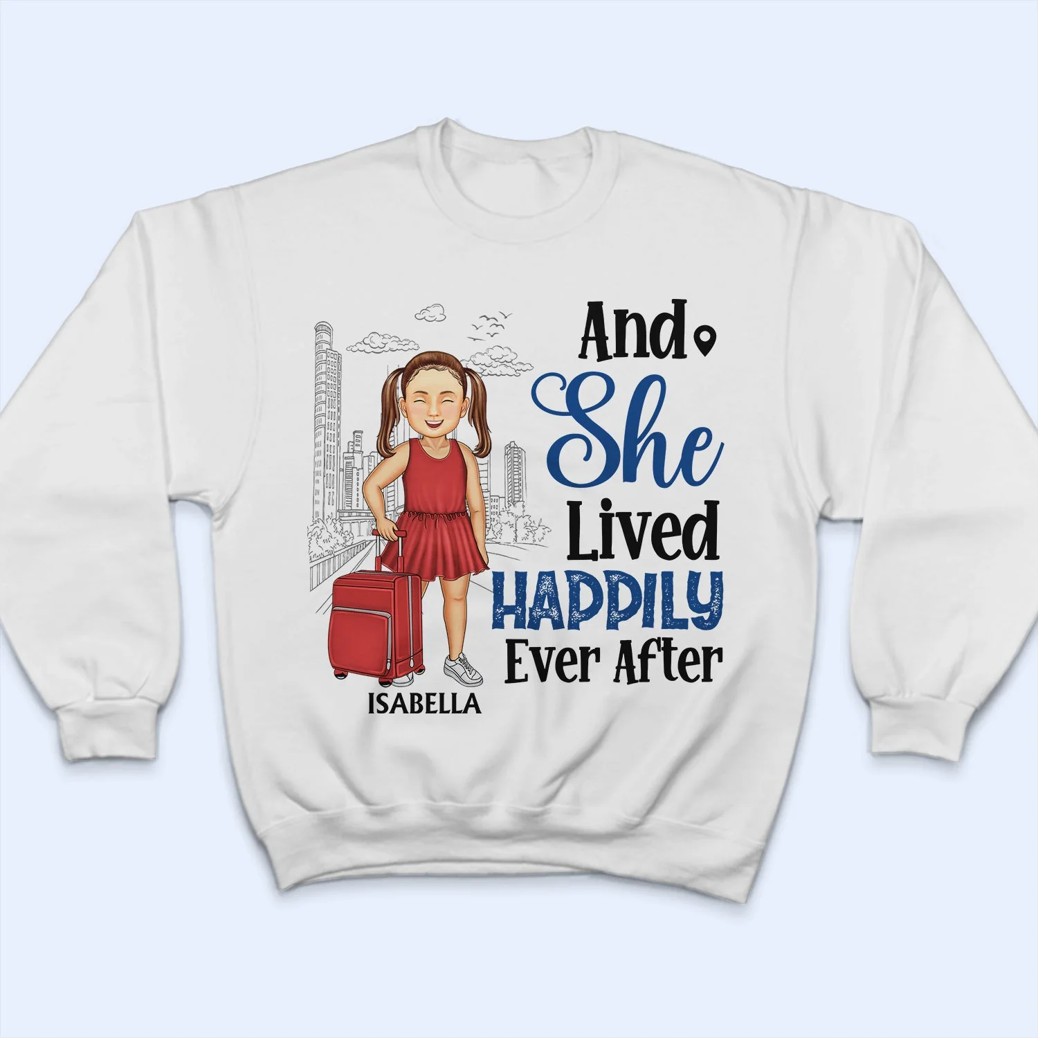 Just A Girl Boy Who Loves Traveling Cruising - Birthday Gift For Him, Her, Kid, Friends, Family, Trippin‘, Vacation Lovers - Personalized Custom T Shirt - Image 5