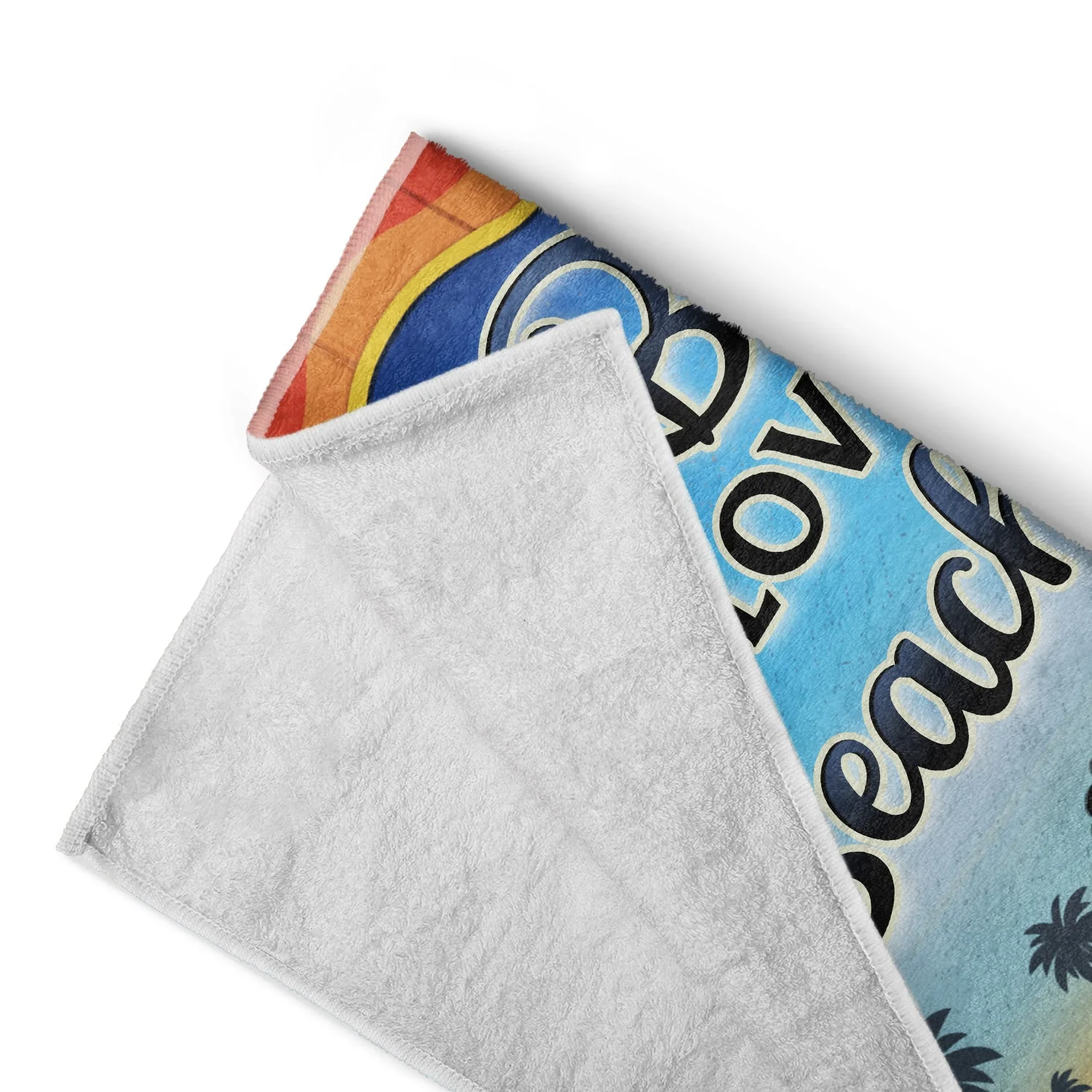 Just A Girl Who Loves Beaches Swimming Picnic Vacation Traveling - Birthday, Funny Gift For Her, Him, Besties, Family - Personalized Custom Beach Towel - Image 4
