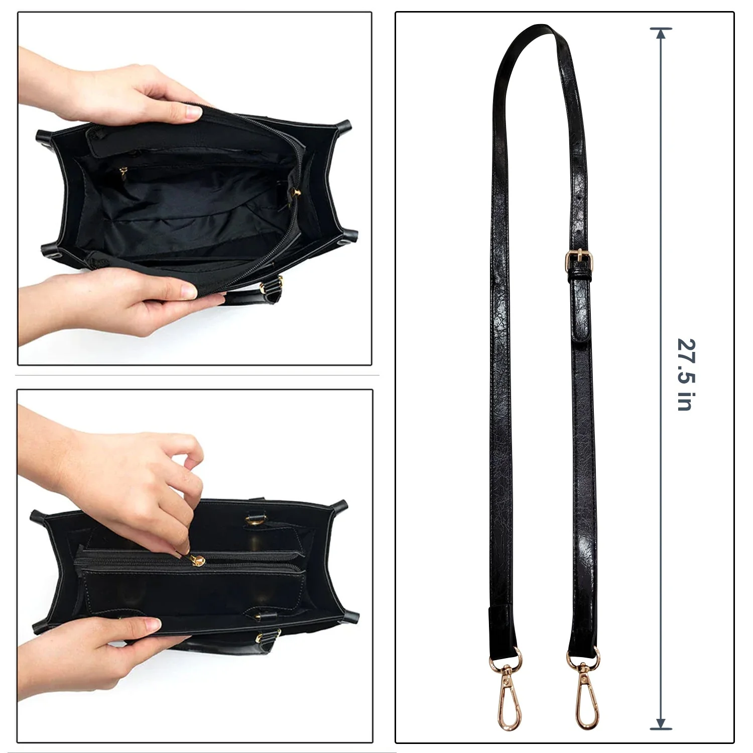 Just A Girl Who Loves Traveling - Gift For Travel Lovers - Personalized Leather Bag - Image 7