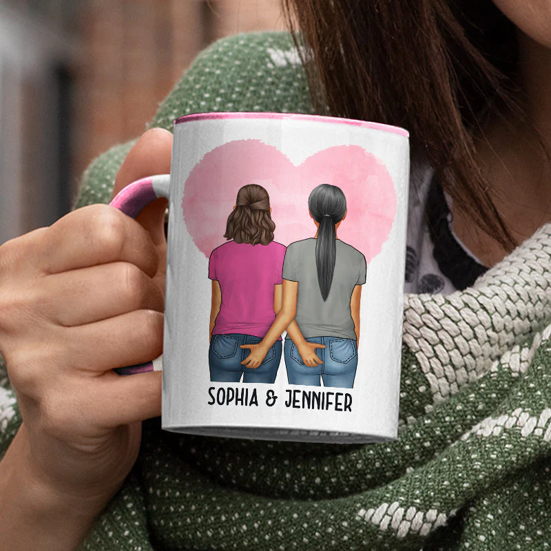 Just In Case No One Told You Today - Couple Gift - Personalized Custom Accent Mug - Image 3