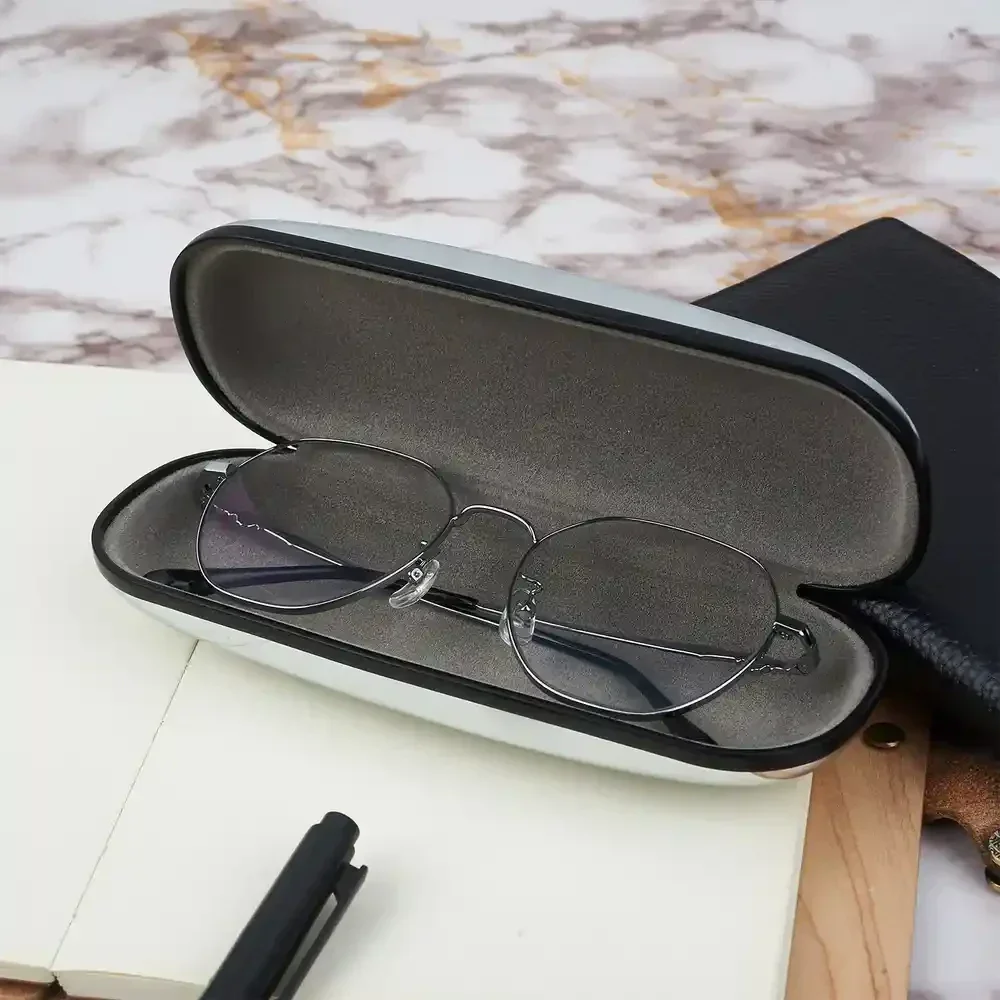 Just One More Chapter Book Lovers - Personalized Chrome Glasses Case Box - Image 4