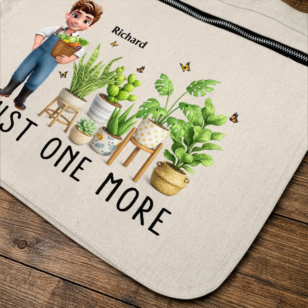 Just One More Plants - Personalized Gardening Apron - Image 4