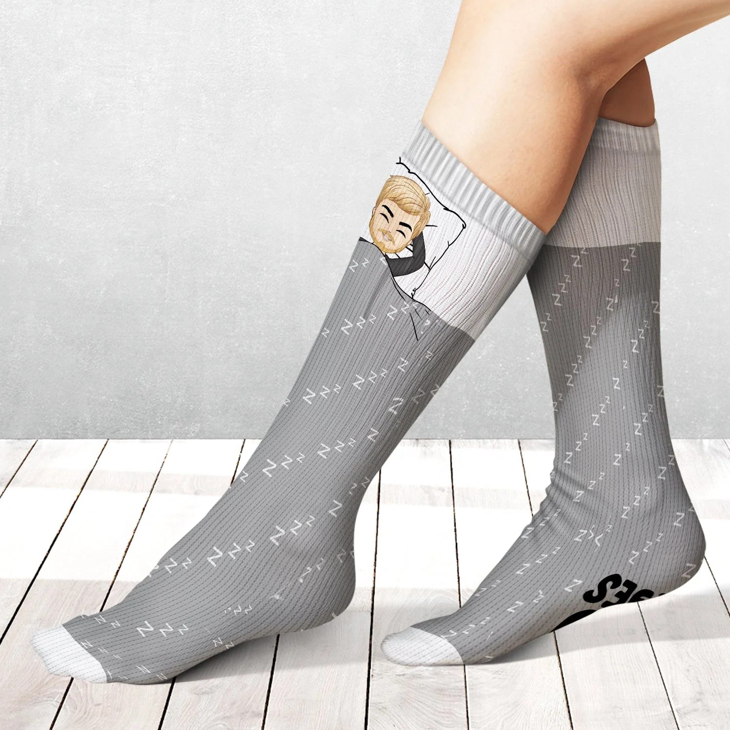 Just Resting My Eyes - Gift For Yourself - Personalized Socks - Image 3