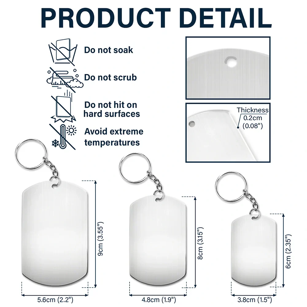 Keys To The Camper Dogs Cats - Anniversary, Loving Gifts For Couples, Husband, Wife, Camping Lovers - Personalized Aluminum Keychain - Image 5
