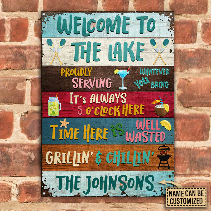 Lake House Proudly Serving Custom Classic Metal Signs - Image 2
