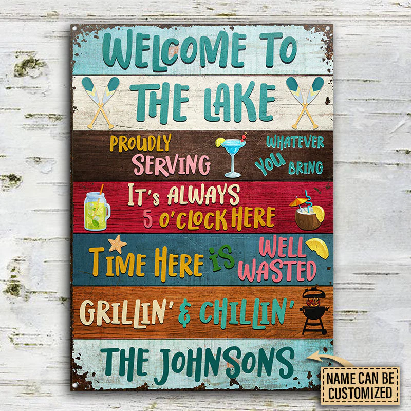 Lake House Proudly Serving Custom Classic Metal Signs - Image 3