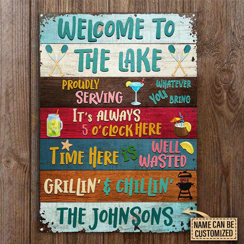 Lake House Proudly Serving Custom Classic Metal Signs - Image 4