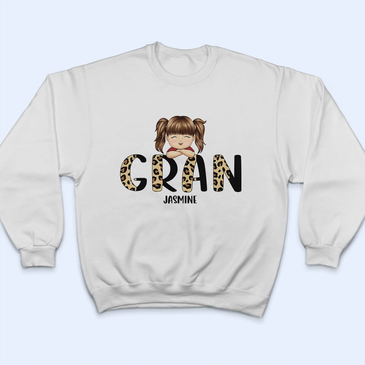 Leopard Nana Title - Birthday, Loving Gift For Mom, Mother, Mama, Grandma, Grandmother - Personalized Custom T Shirt - Image 5