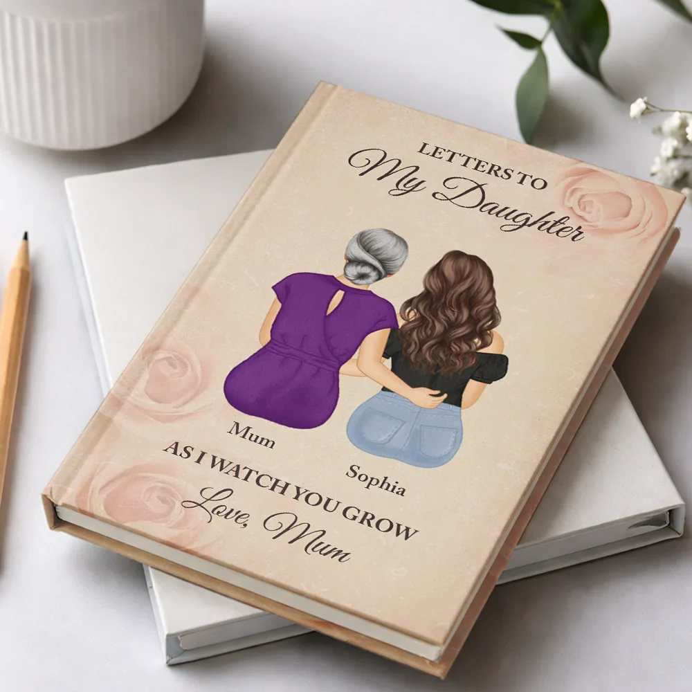 Letter To My Daughter Granddaughter - Personalized Hardcover Journal - Image 2