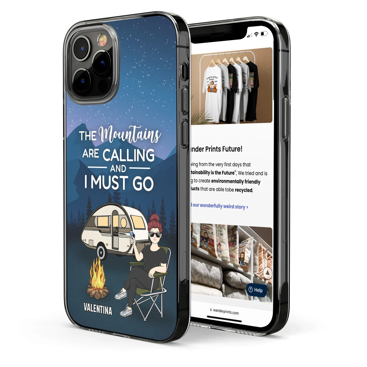 Life Is Better By The Campfire - Gift For Camping Lovers - Personalized Clear Phone Case - Image 2
