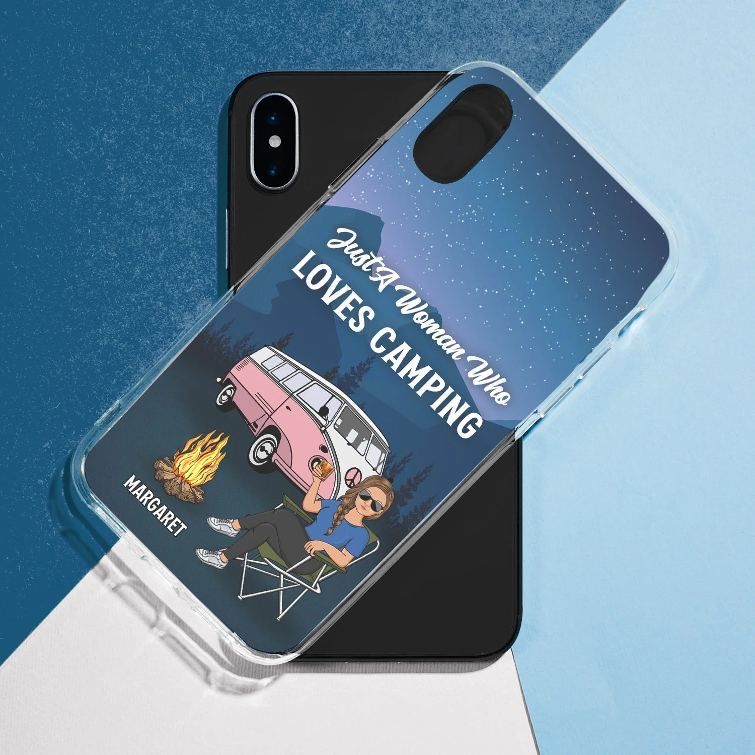 Life Is Better By The Campfire - Gift For Camping Lovers - Personalized Clear Phone Case - Image 5