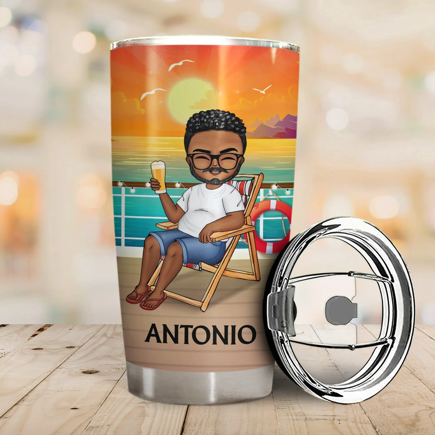 Life Is Better On A Cruise - Vacation, Birthday, Funny Gift For Cruising Lovers, Traveling Lovers - Personalized Tumbler - Image 2